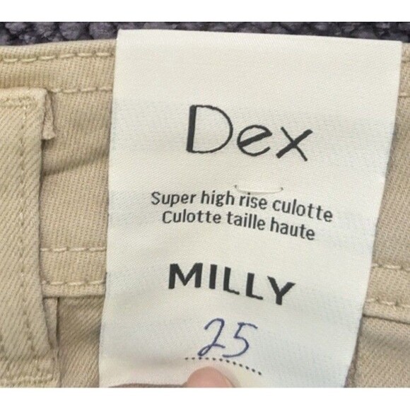 NWT Dex Milly Women’s High Rise Culotte Wide Leg Pants Sz 25 - Picture 3 of 6